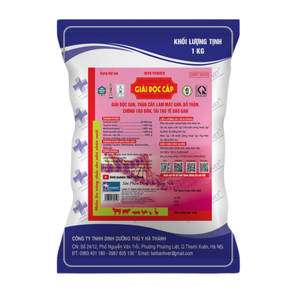 GIẢI ĐỘC CẤP HEPA POWDER