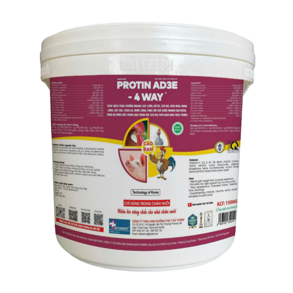 PROTIN ADE 4WAY THUỐC VỖ VÉO CHO GÀ THỊT